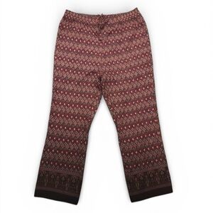 Soho Women’s Boho Pants - Red and Brown